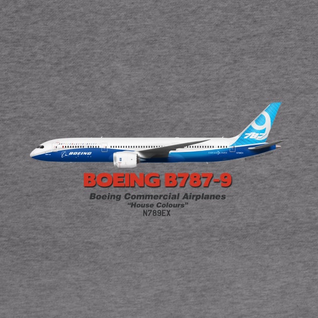 Boeing B787-9 - Boeing "House Colours" by TheArtofFlying